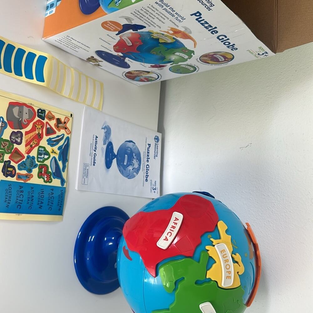 Puzzle Globe learning resources NEW  kids toys classroom toys school toys - Picture 5 of 7